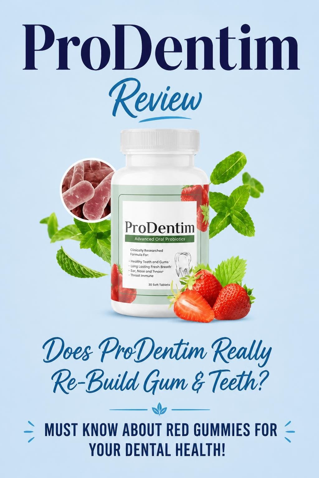 ProDentim oral probiotic chewable tablets
